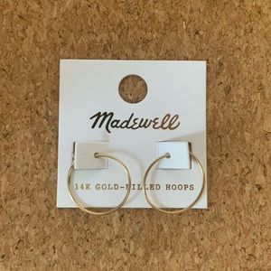 Madewell 14K Gold-Filled Hoops